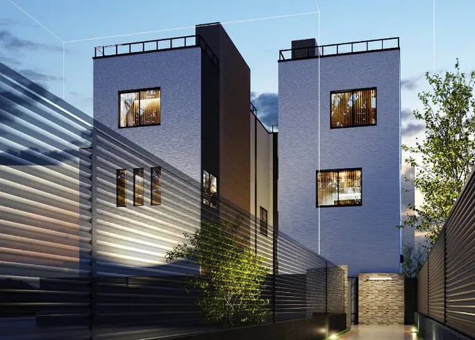 テラスハウスをはじめ、住宅を中心に不動産の受託販売事業を展開。良質な住まいの販売を行なっています。